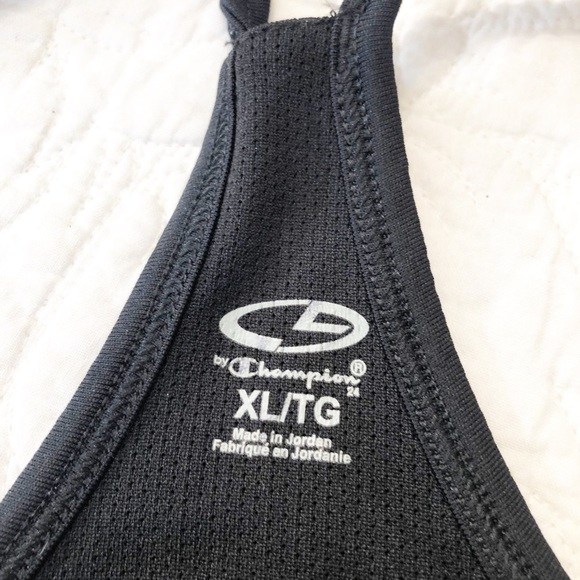 Champion Racer Back Mesh Tank Gray/Black/White XL - Picture 3 of 10